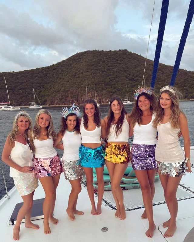 Mermaid Night magic in the BVI! 🧜‍♀️

This incredible Mothers & Daughters group brought the sparkle, the laughs, and the love aboard charter yacht True Story.

Matching sequin skirts, ocean crowns, and unforgettable memories made at sea 💫⛵️👑